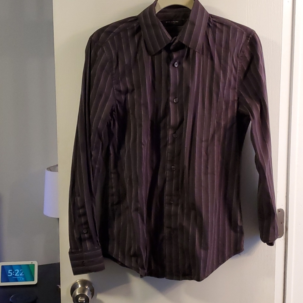 Structure Slim Fit Men's Button Down Dress Shirt